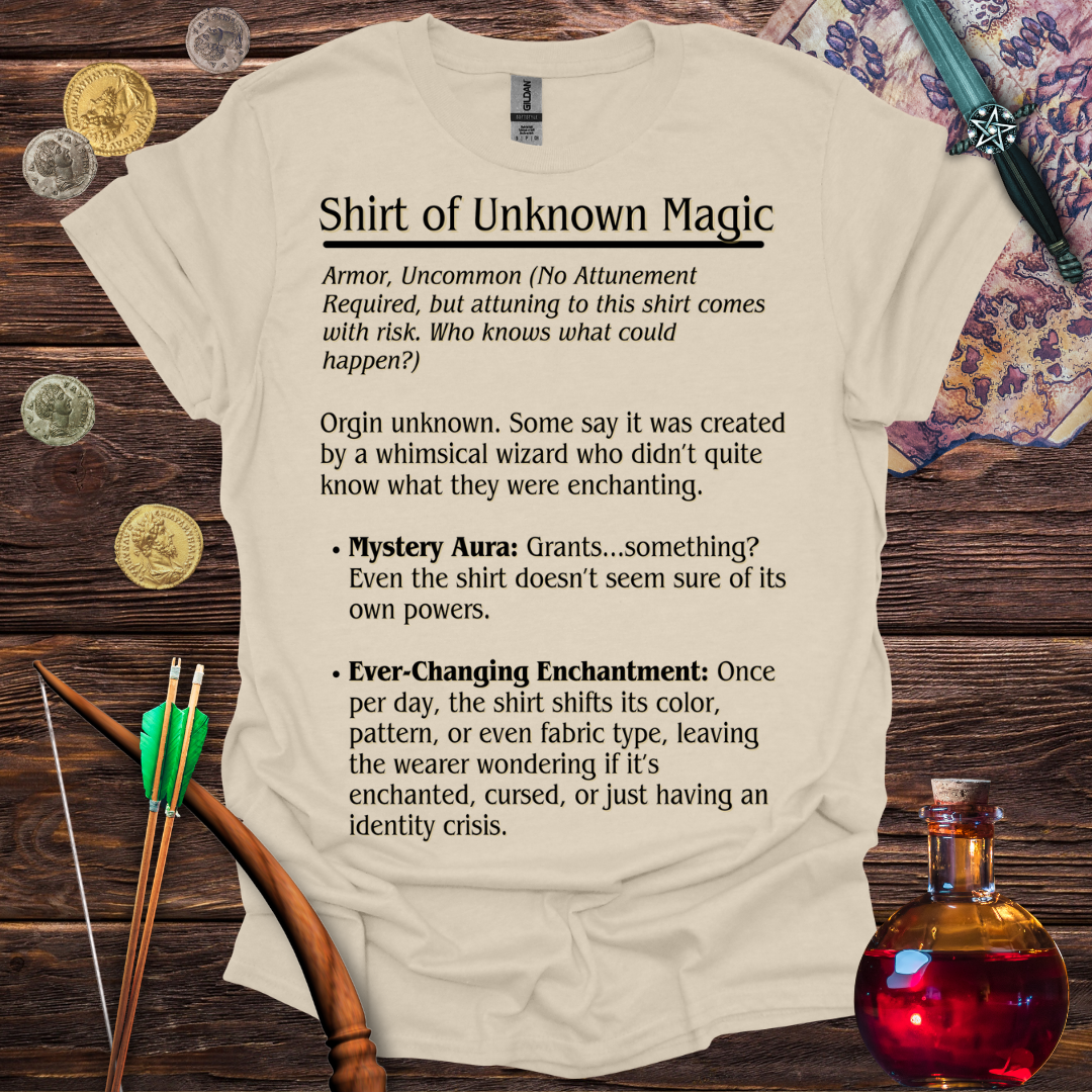 Shirt of Unknown Magic T-Shirt