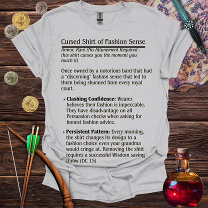 Cursed Shirt of Fashion Sense T-Shirt