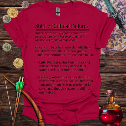 Shirt of Critical Failures T-Shirt